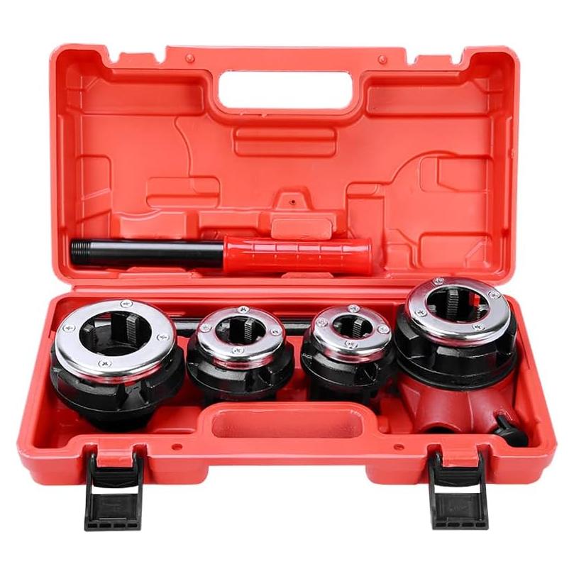 Juego de roscado de tuberías Suprwin 4 dados 1.27-3.175 cm