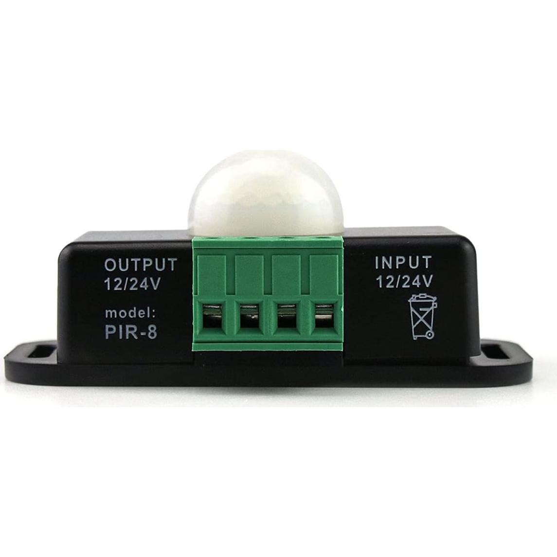 Interruptor LED con Sensor de Movimiento QWORK, 12-24V, 6A, Paquete de 2