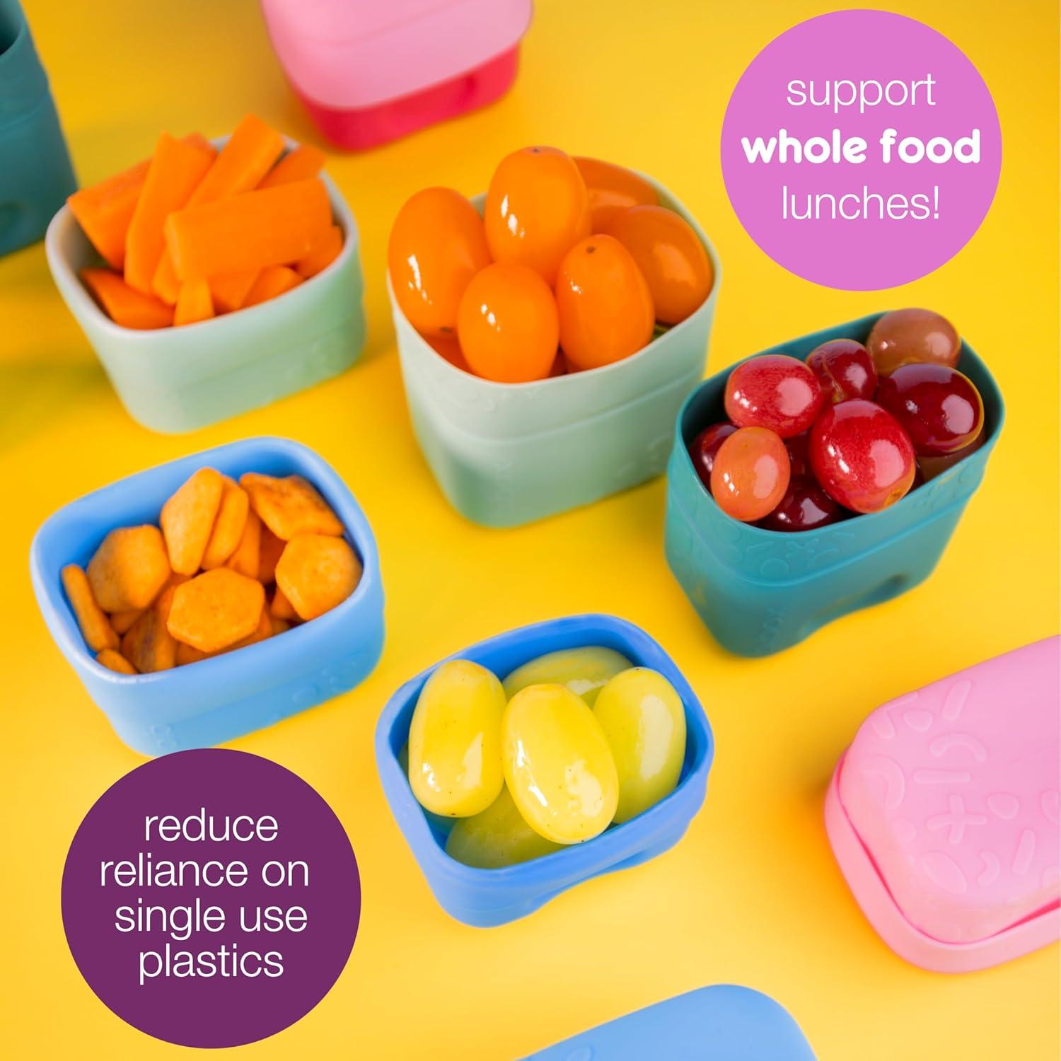 Tazas de Snack de Silicona B.box Berry - 2 Unidades