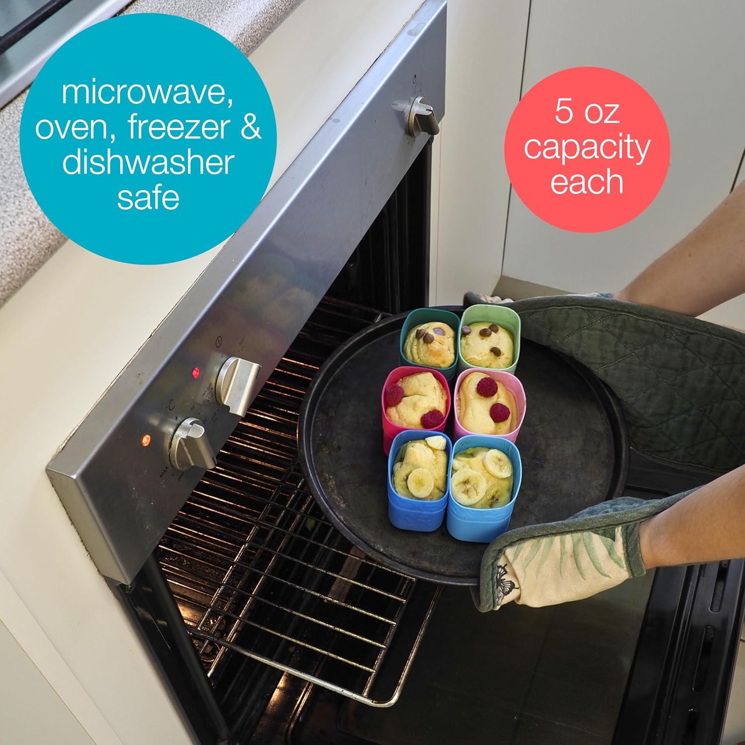 Tazas de Snack de Silicona B.box Berry - 2 Unidades