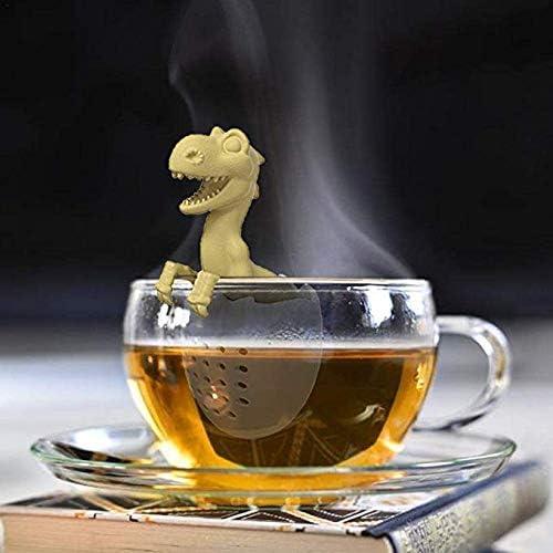 Infusor de Té de Silicona Sanderala Dinosaurio Reutilizable