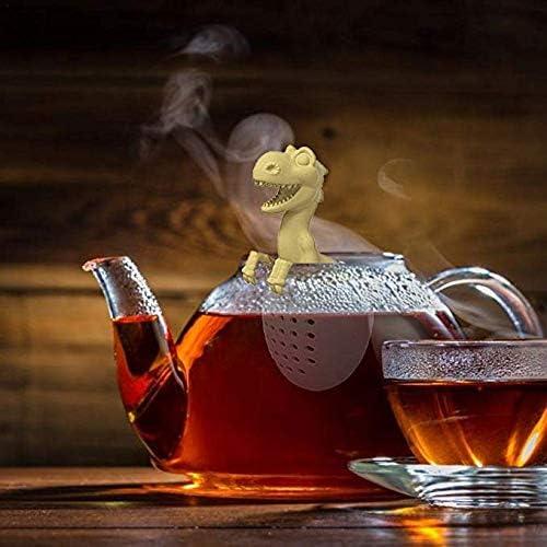 Infusor de Té de Silicona Sanderala Dinosaurio Reutilizable