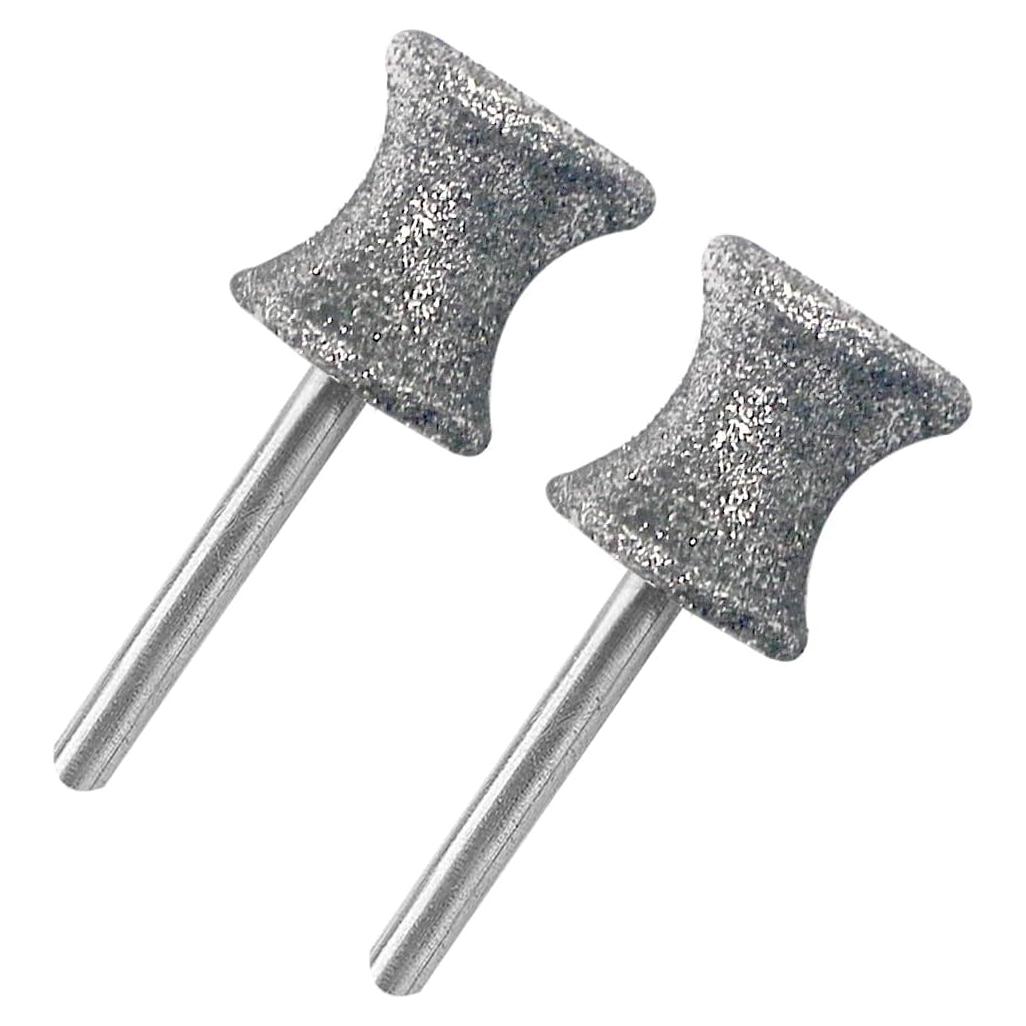 Puntas de Amoladora de Uñas Diamante Posinda 2PCS 3.17mm