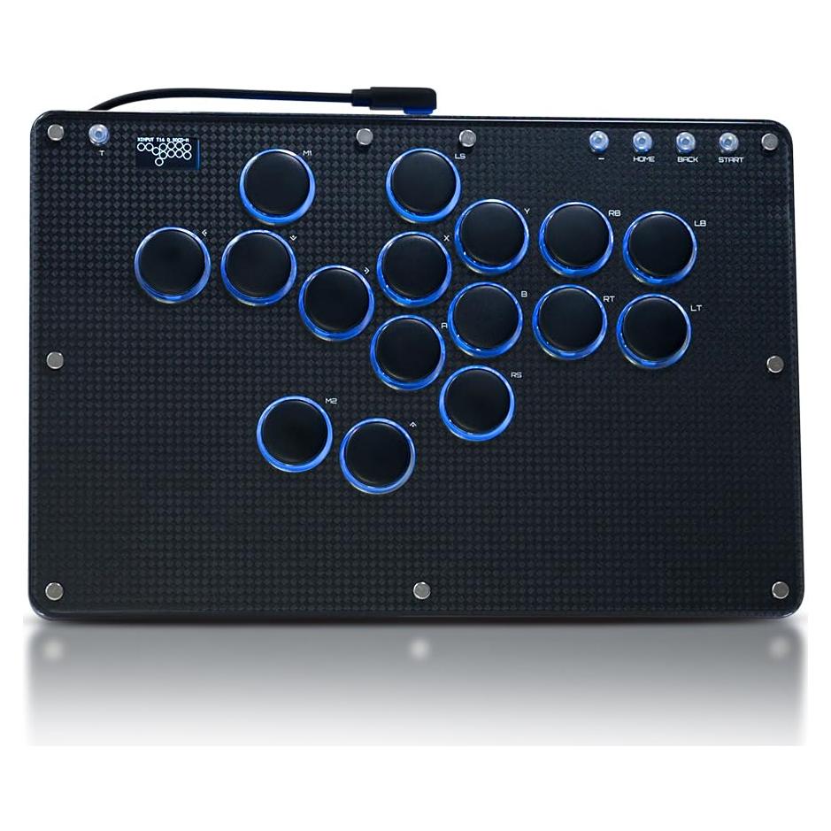 Controlador de Arcade JZW-Shop T16 Textura Negro - Turbo, RGB