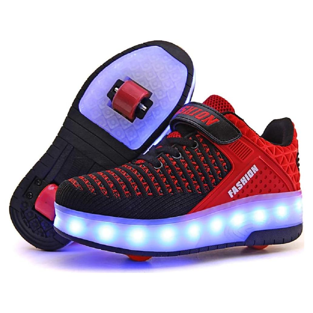 Zapatos de Rodillo Ufatansy para Niños con Luces LED