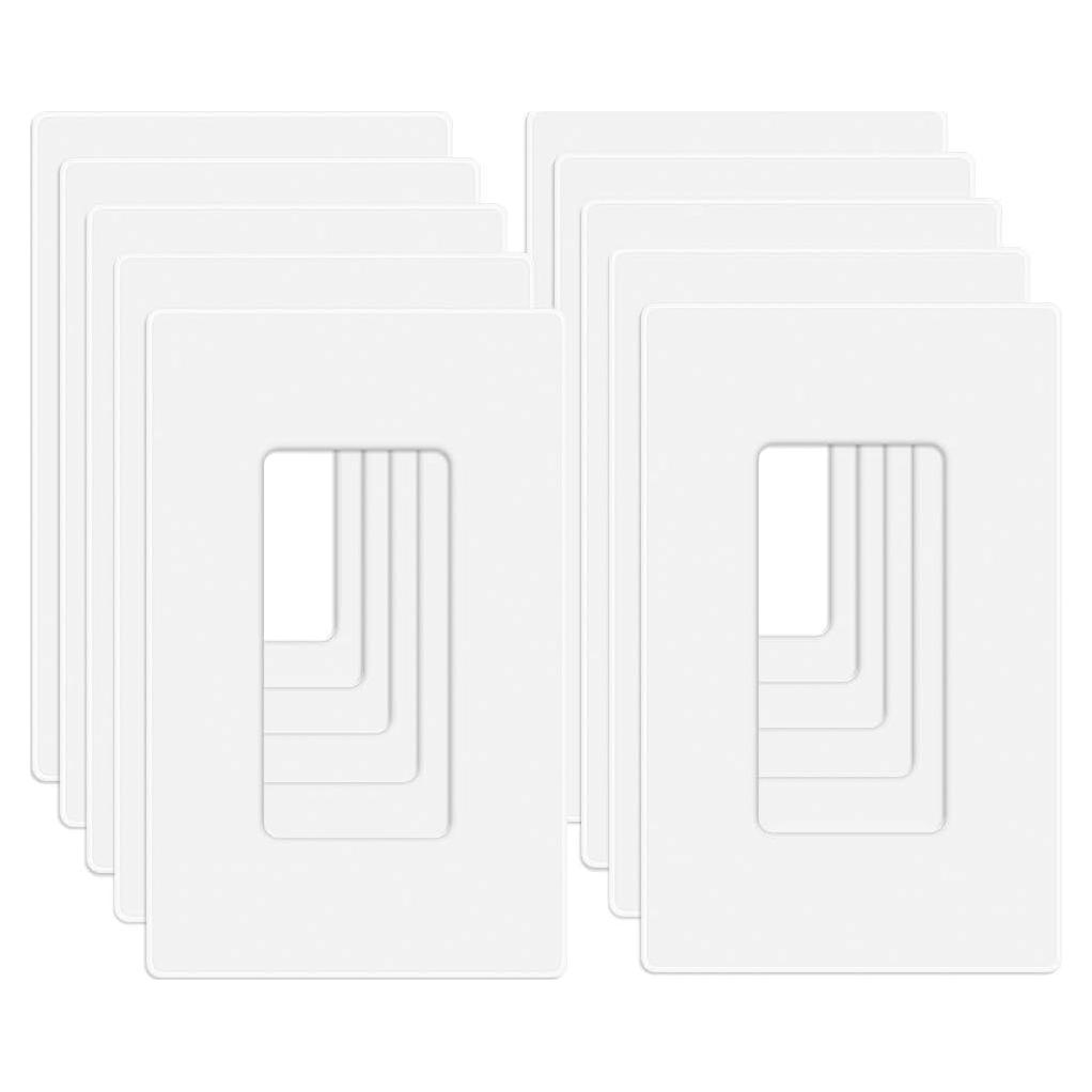 Paquete de 10 Placas de Pared Sin Tornillos MLLIZH 11.6x7 cm