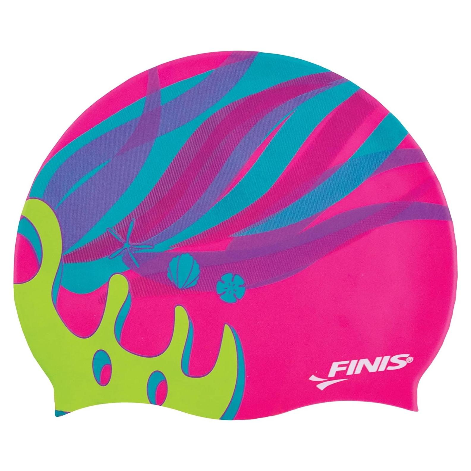 Gorro de Natación para Niños FINIS Sirena - Silicona 100% - Talla Universal