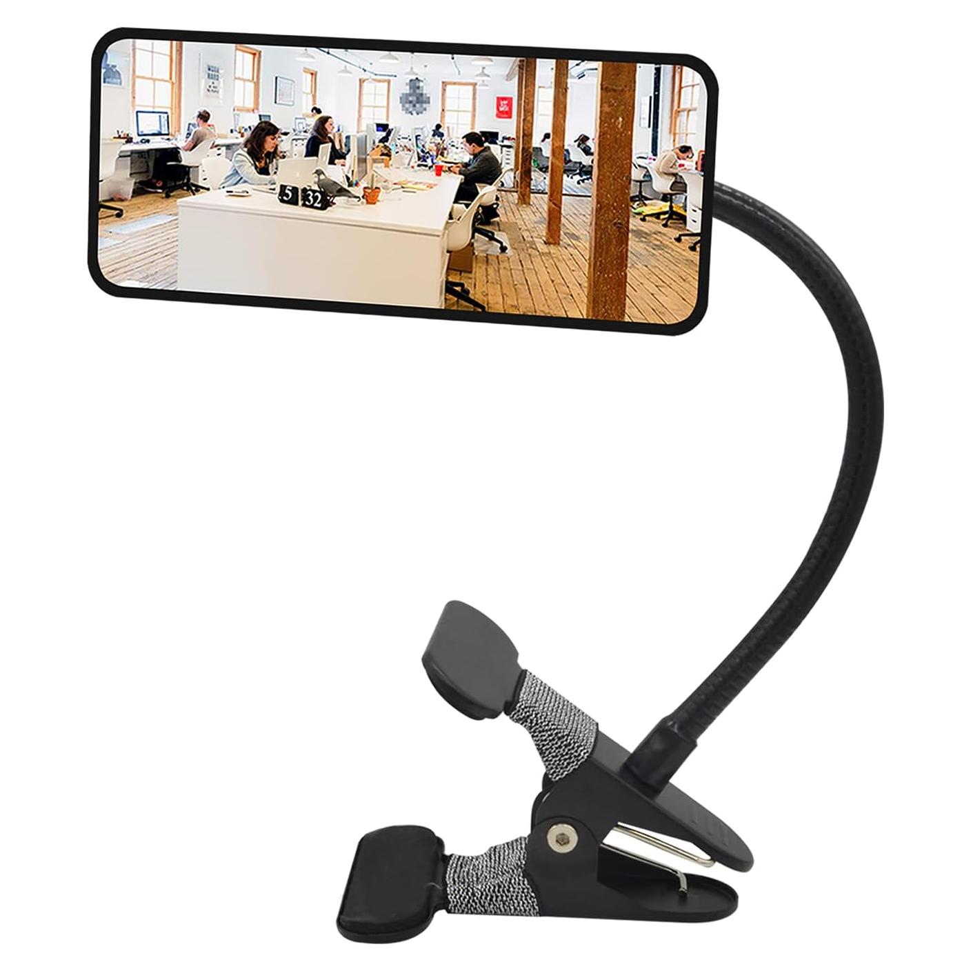 Espejo Convexo Acrílico Ampper 16.99x7.49 cm Clip-On Seguridad