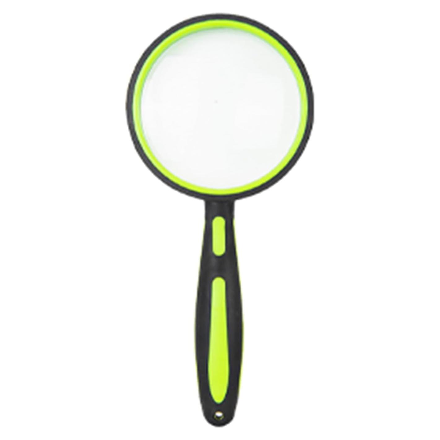 Lupa de Mano ELTVISII 10X Verde 75mm para Lectura y Exploración