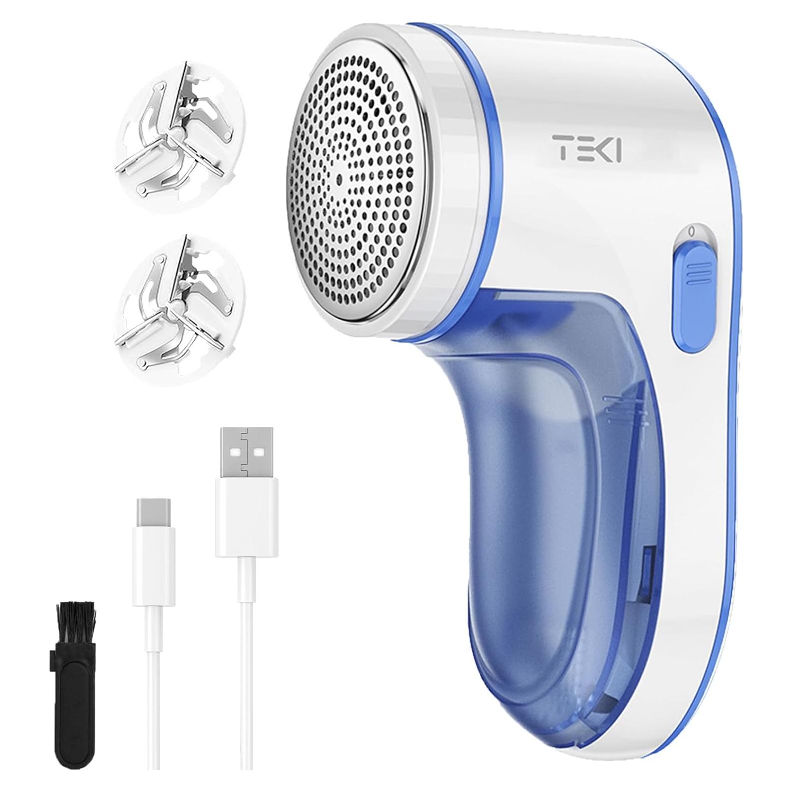 Raspador de Pelusa TEKI Recargable con 2 Cuchillas