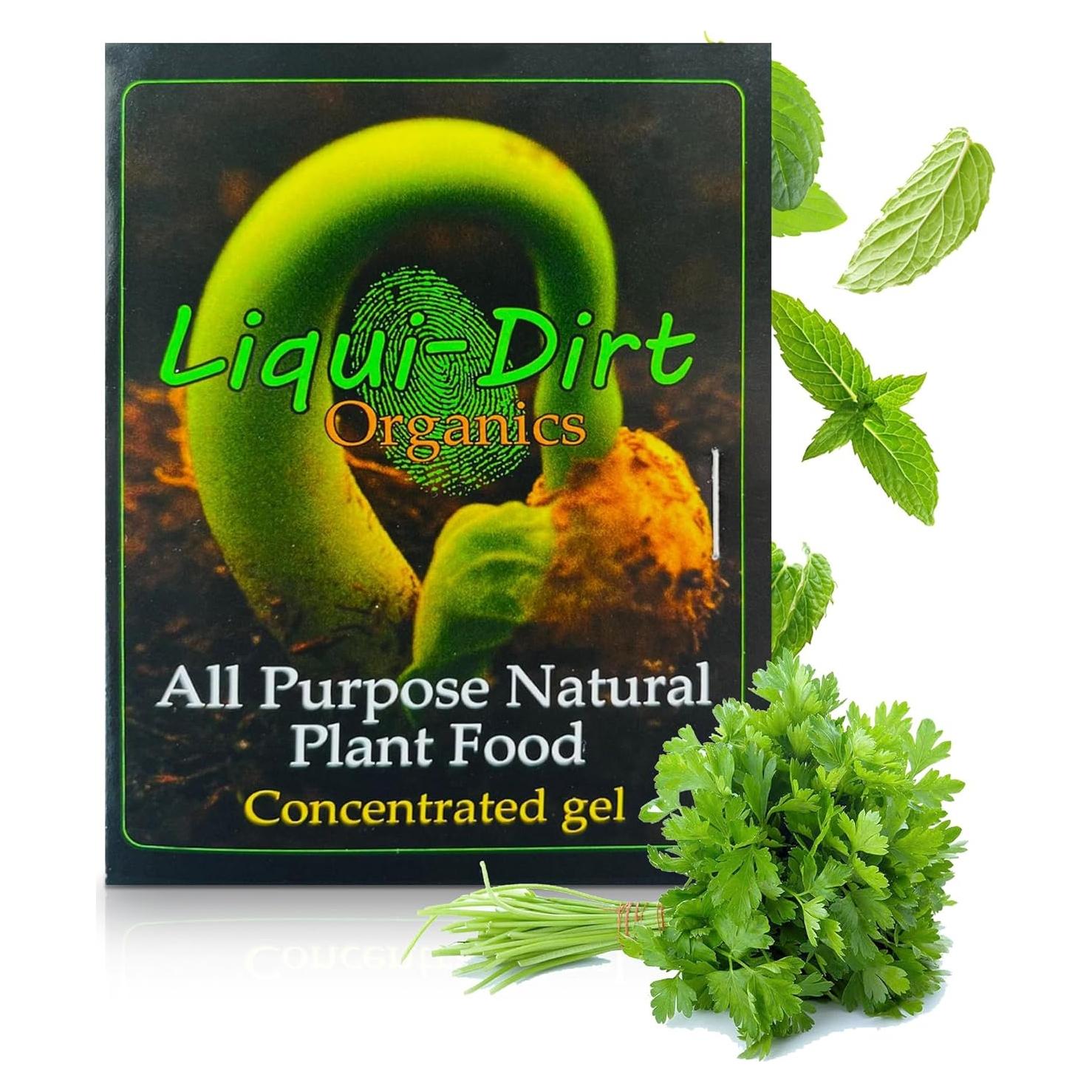 Fertilizante Orgánico Liqui-Dirt 1 Galón para Plantas de Interior