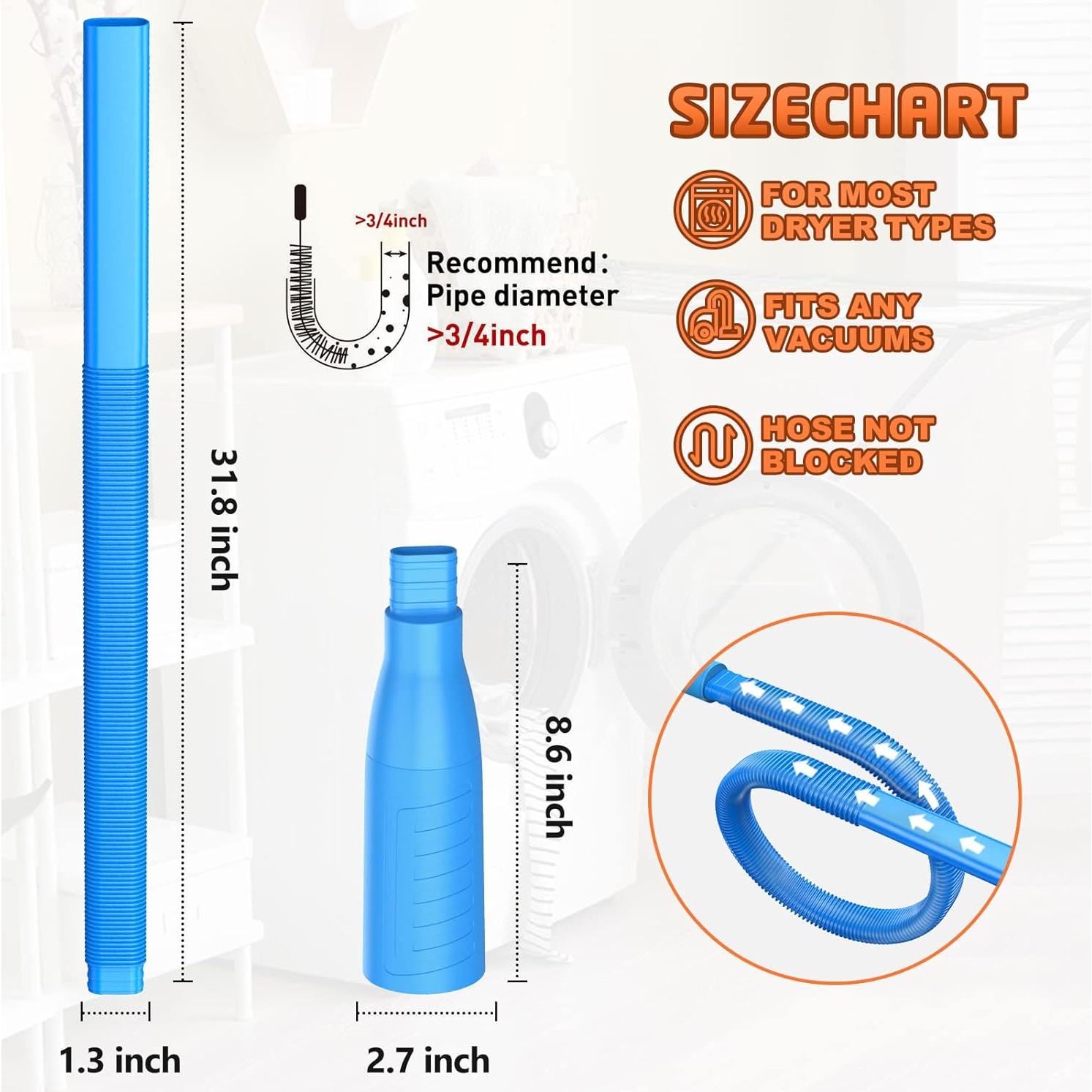 Kit Limpiador de Ventilación de Secadora PetOde V1 Azul