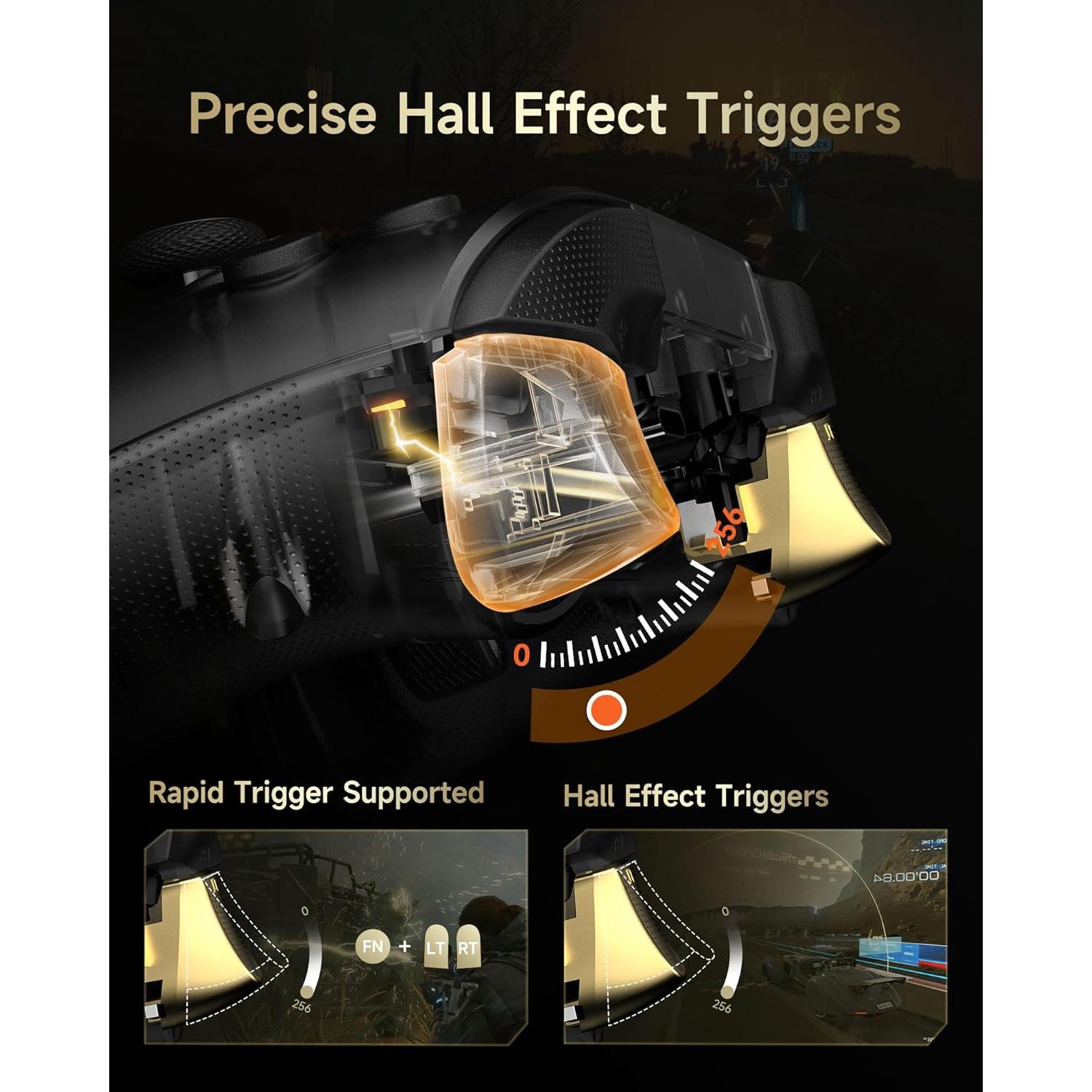 Controlador Inalámbrico EasySMX D05 para PC y Switch - RGB, Carga Rápida