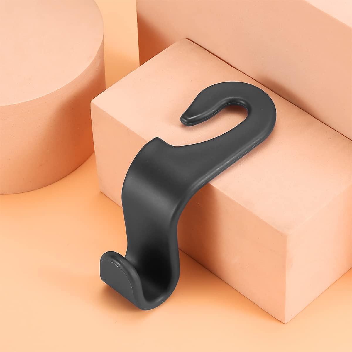 Ganchos de Reposacabezas Trasero 8sanlione - 4 Piezas Negro