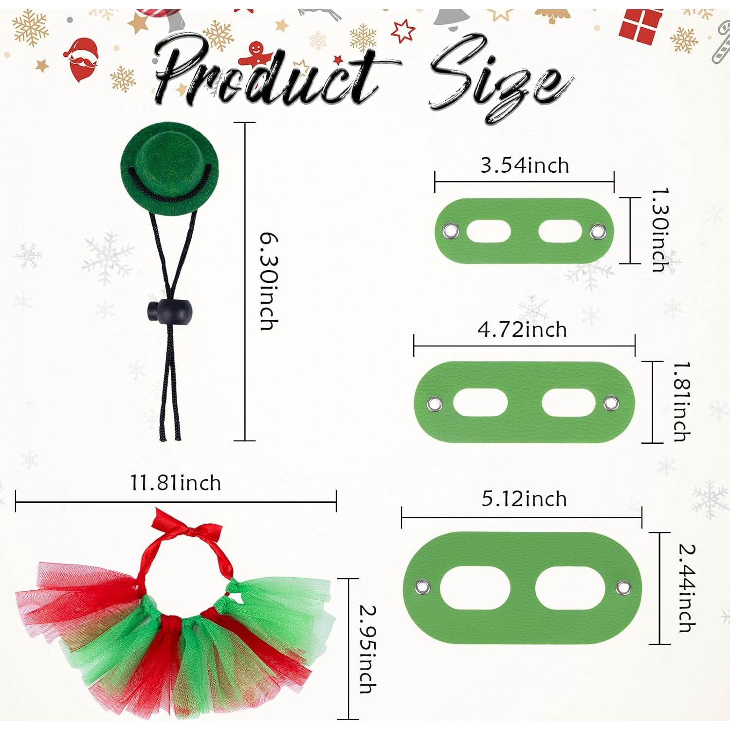 Disfraz de Dragón Barbudo WODISON Navidad con Sombrero y Falda Tutu