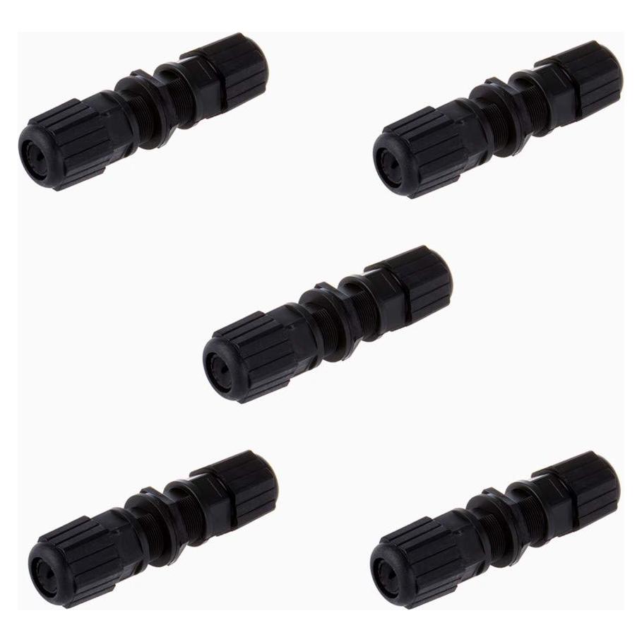 5 Conectores RJ45 Impermeables Cat5/5e IP67 Hembra a Hembra