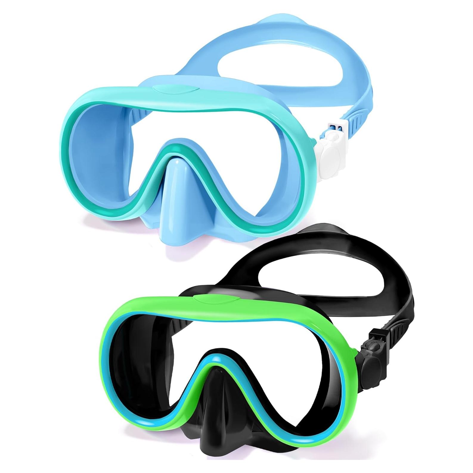 Gafas de Natación Seago para Niños 6-14 Años con Cubierta Nasal