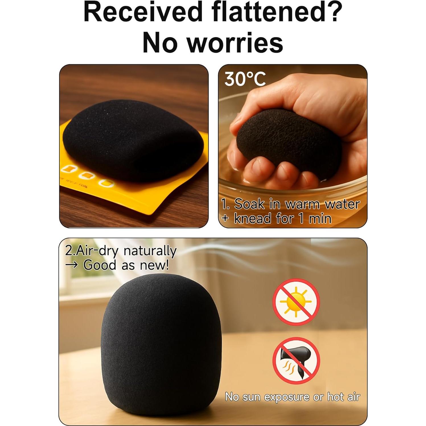 Micrófono Lavalier YOUSHARES con Mango y Parabrisas Espuma