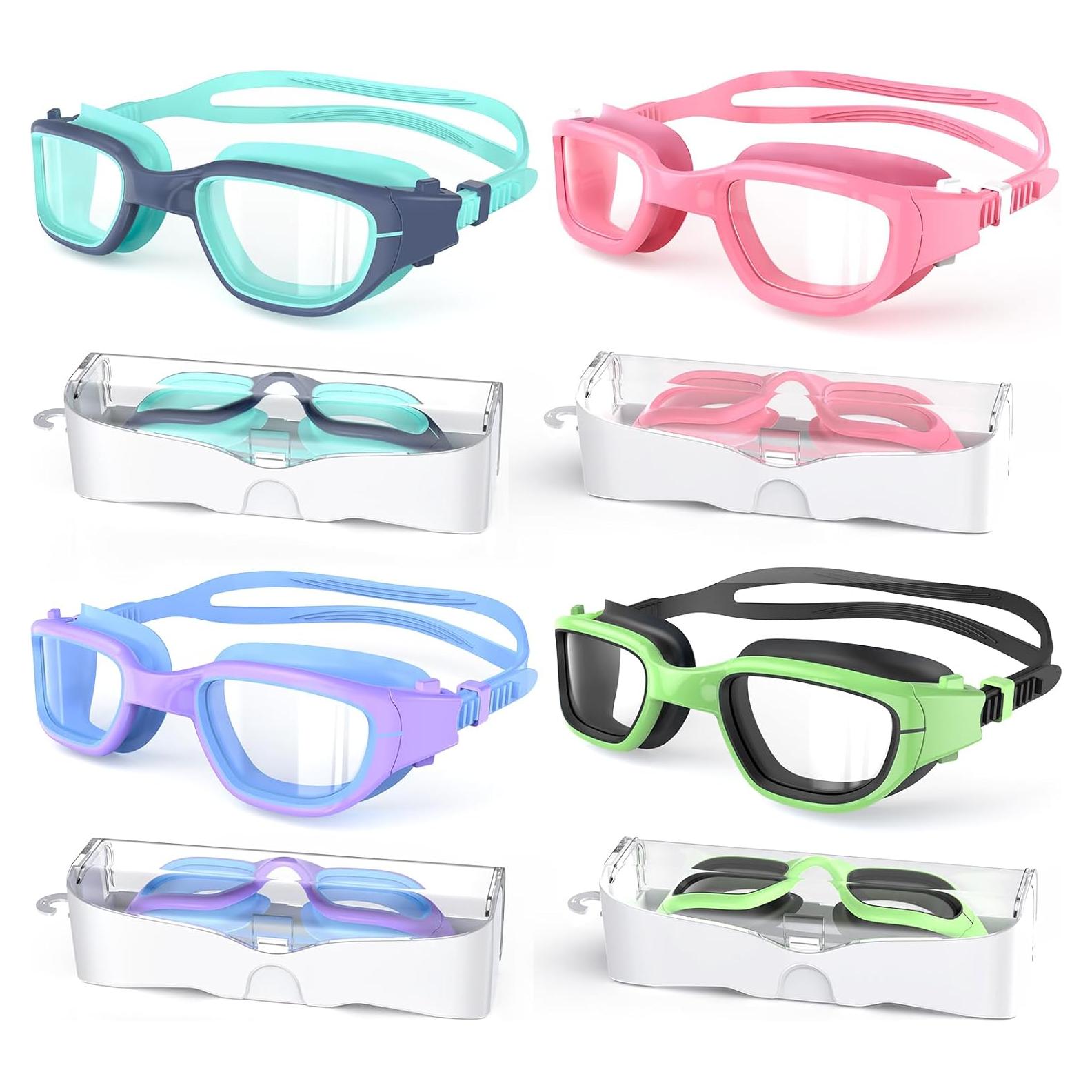 Gafas de natación para niños Zeligerstar 6-14 años UV antiempañante