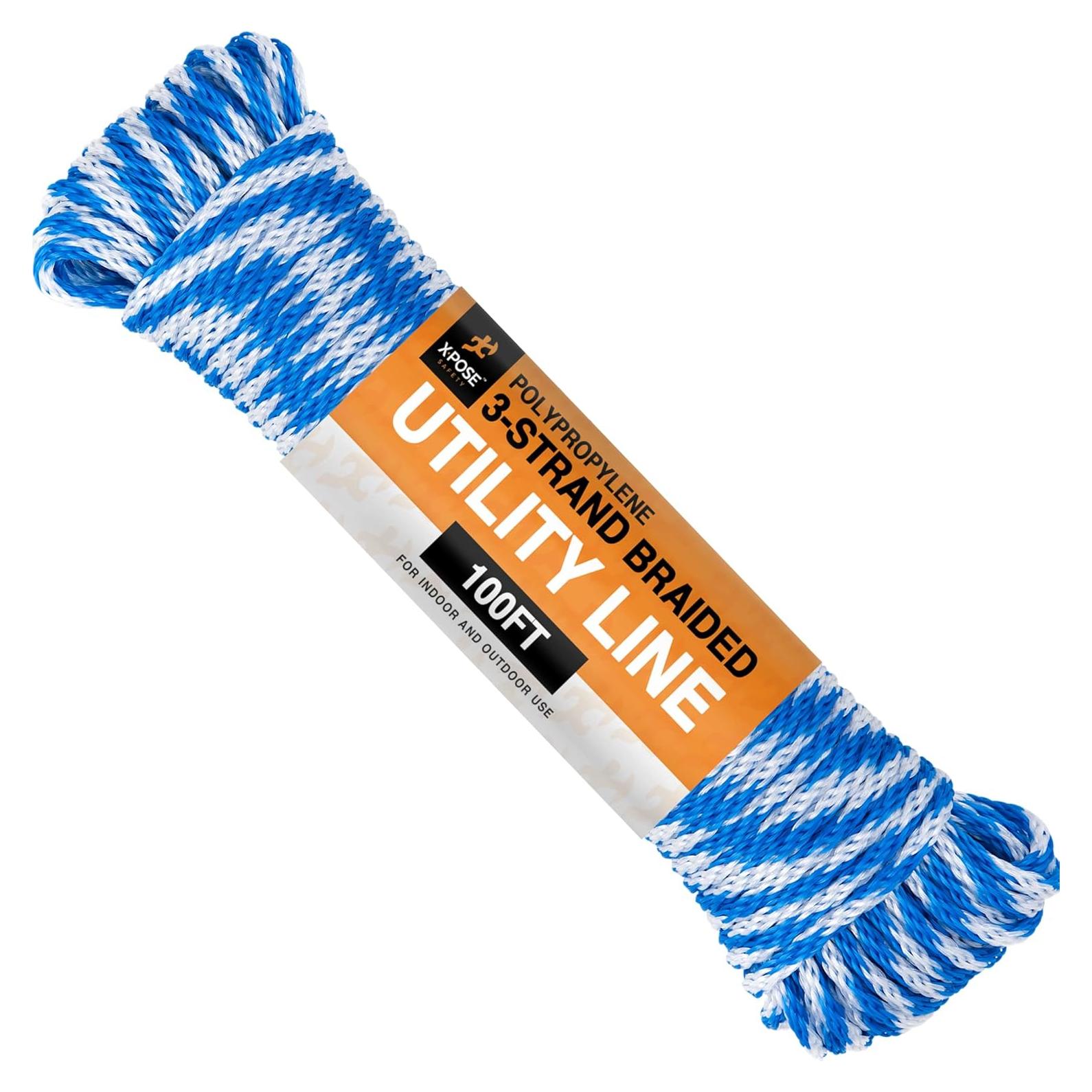 Cuerda Trenzada de Polipropileno Xpose 30.48 m Azul/Blanco
