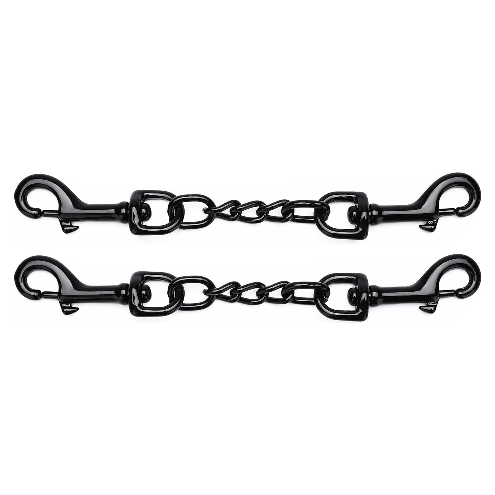 Clip de Seguridad para Collar de Perro DEYACE 20cm y 25cm Negro