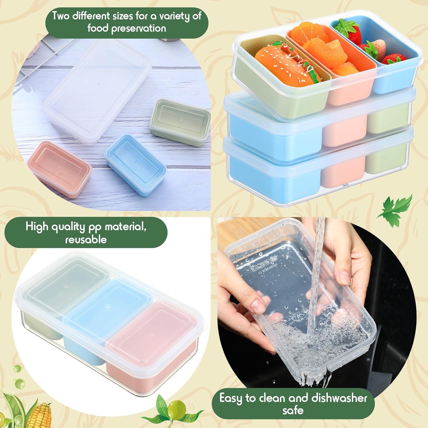 Set de 8 Contenedores de Snack SiliFine con Tapas Reutilizables