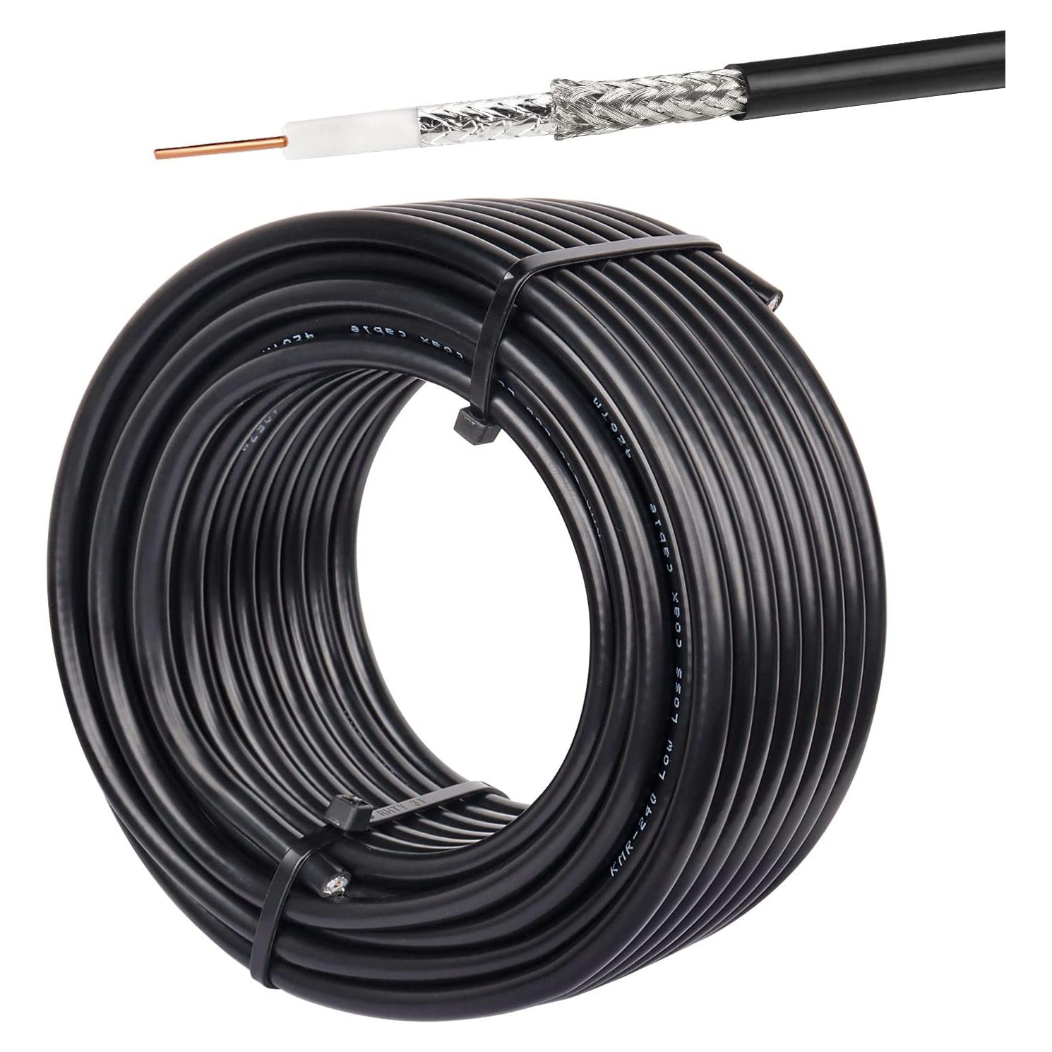 Cable Coaxial RG59 15.24m Doble Blindaje XRDS -RF 75 Ohm