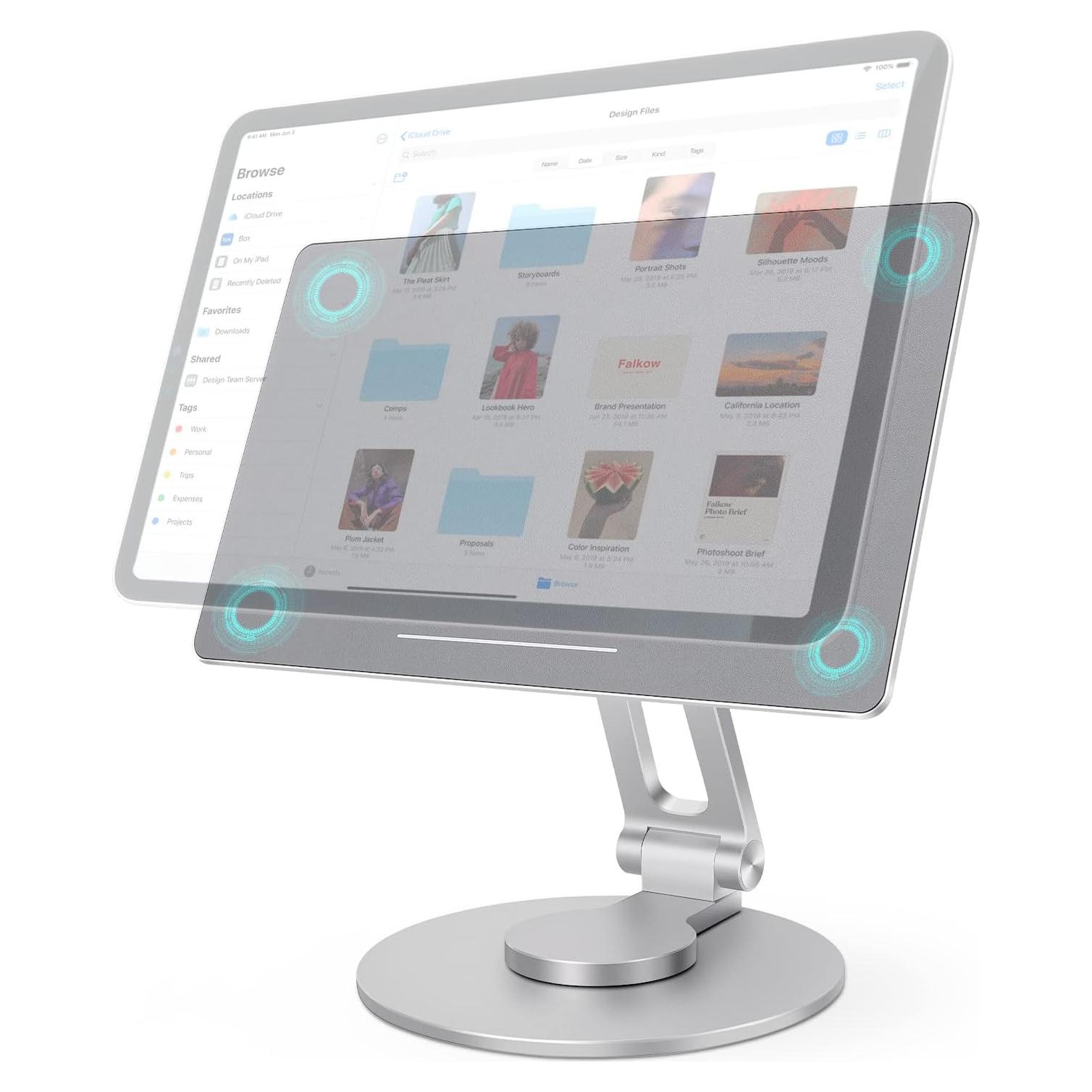 Soporte Magnético Ajustable 360° POQCCT para iPad Pro 12.9"