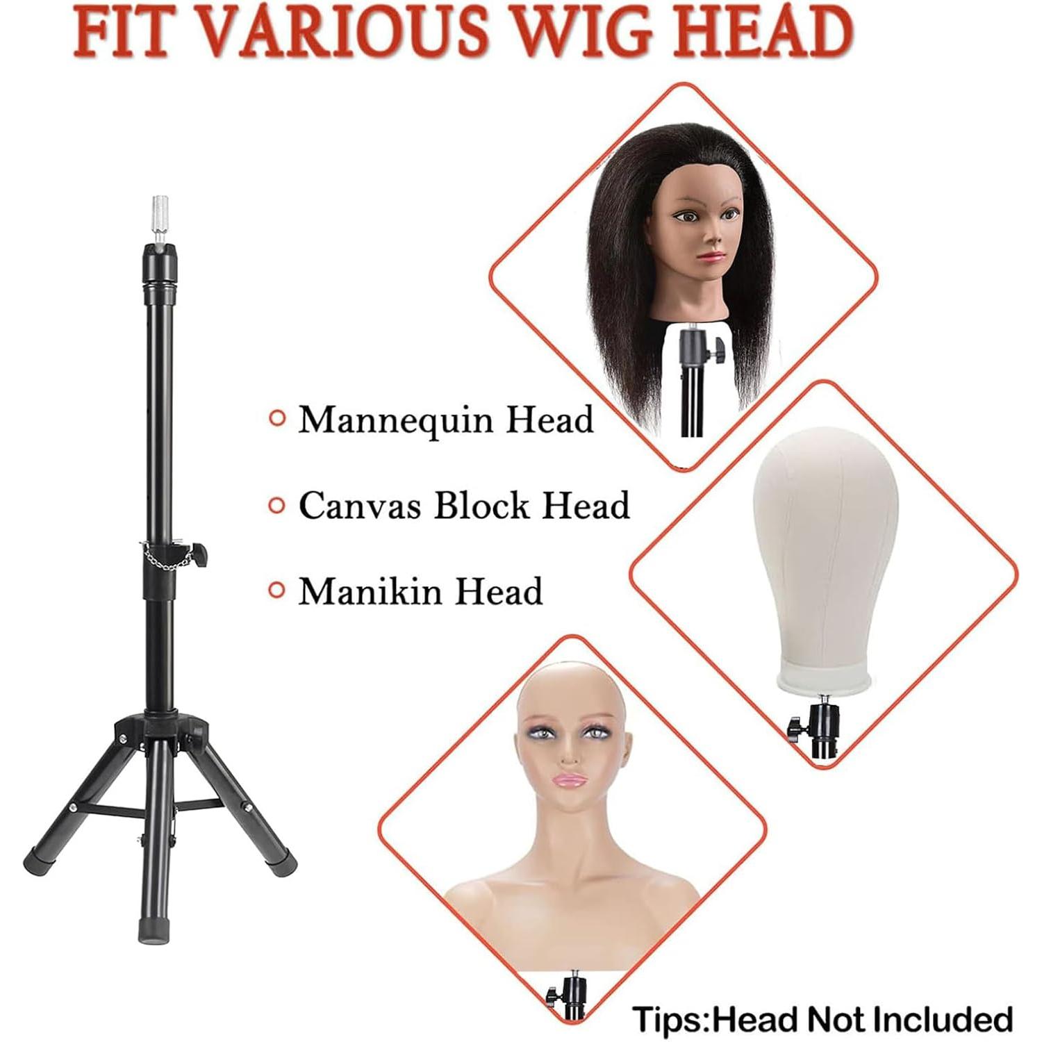 Soporte de Peluca Tripode Ajustable Xue Lang 40" Negro