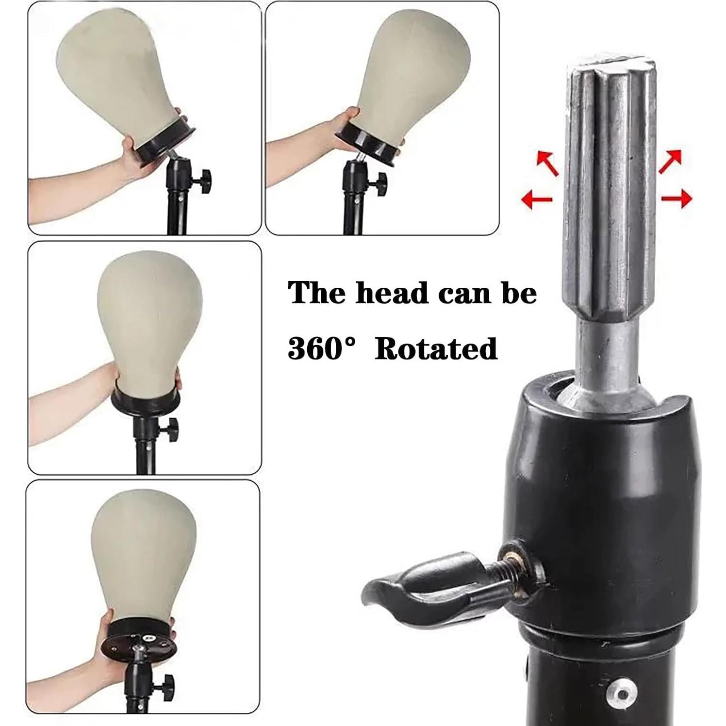 Soporte de Peluca Tripode Ajustable Xue Lang 40" Negro