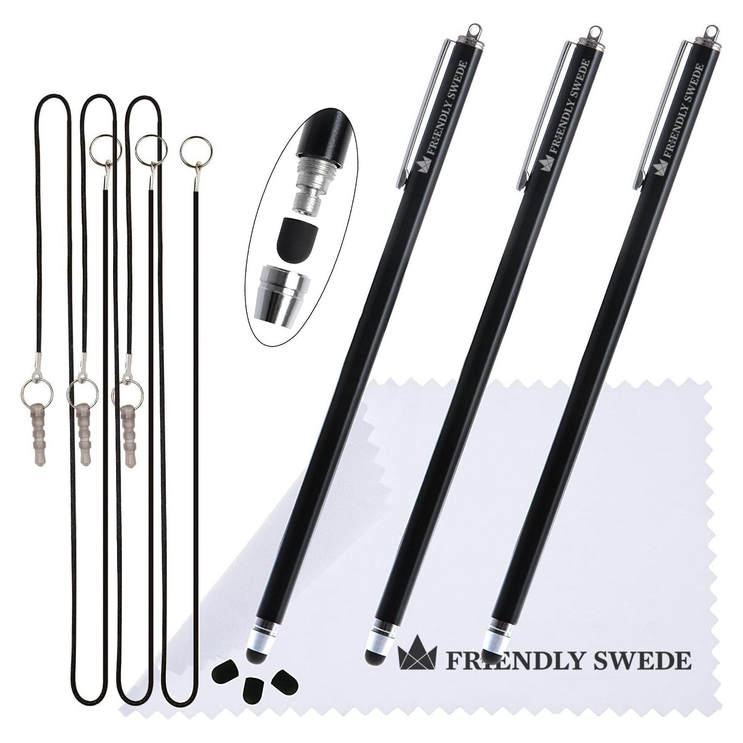 Lápiz Estilográfico Extra Largo El Amigable Sueco - Juego de 3