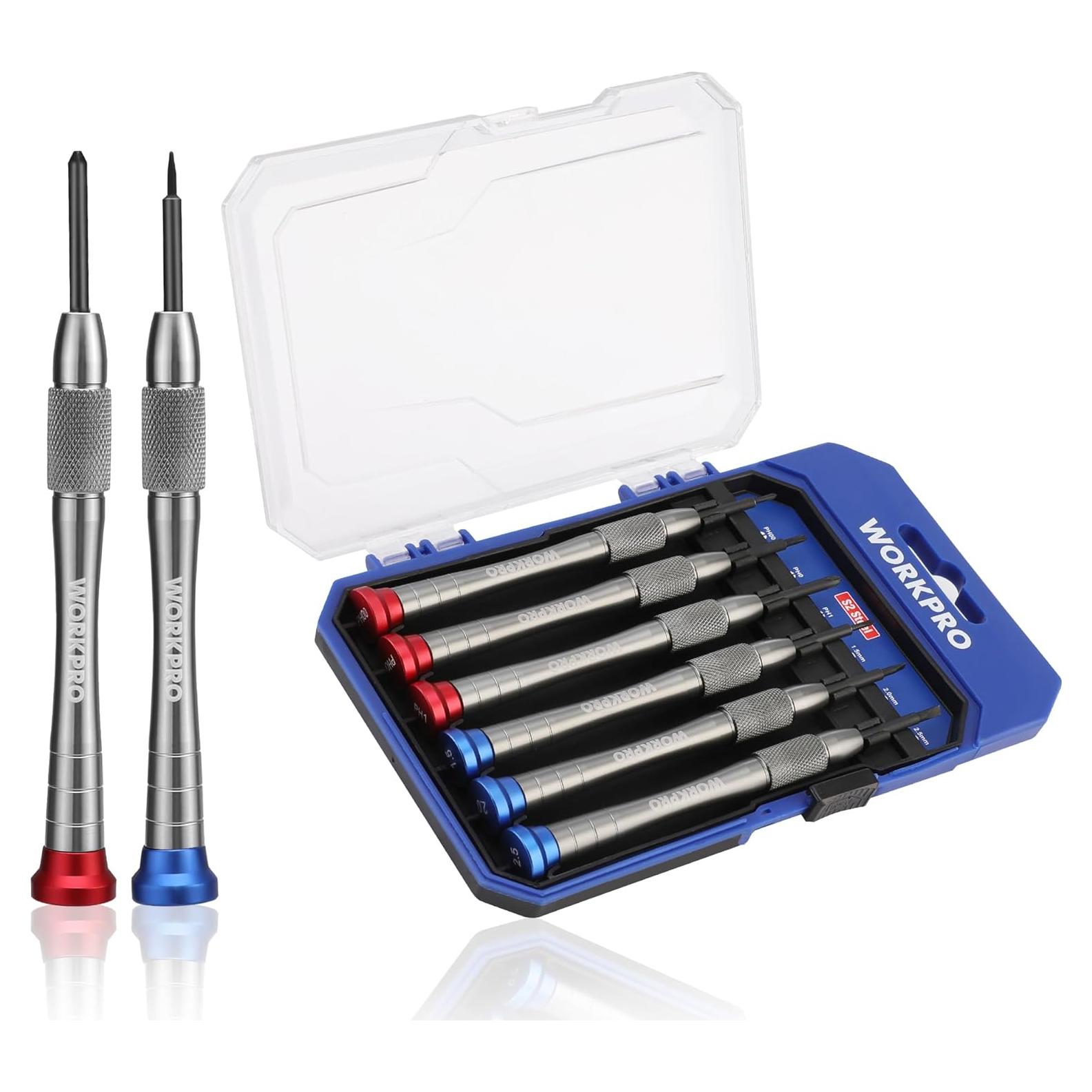 Set de Destornilladores Magnéticos WORKPRO 6 Piezas S2