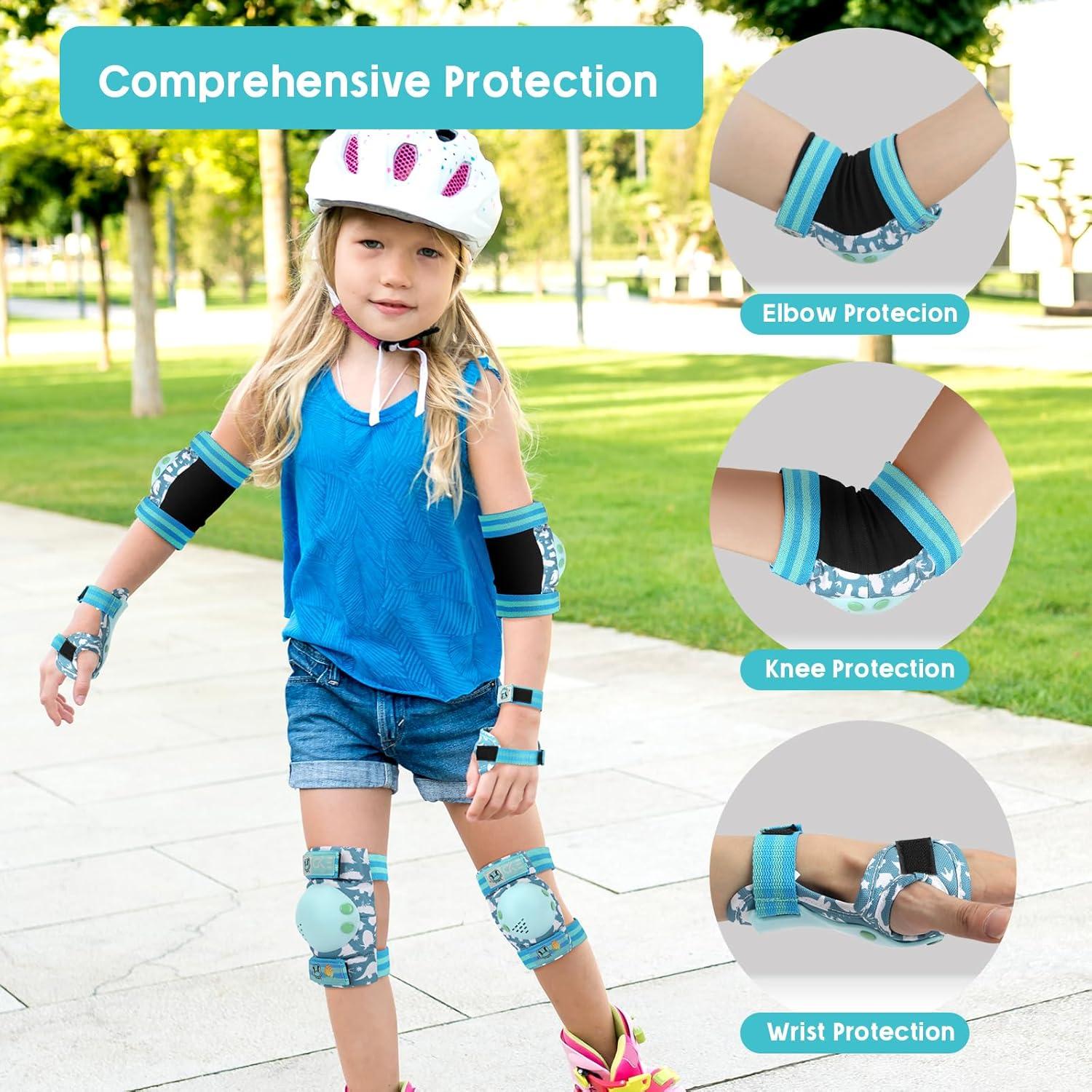 Conjunto Protector 7 en 1 Adicop para Niños 3-8 Años Azul