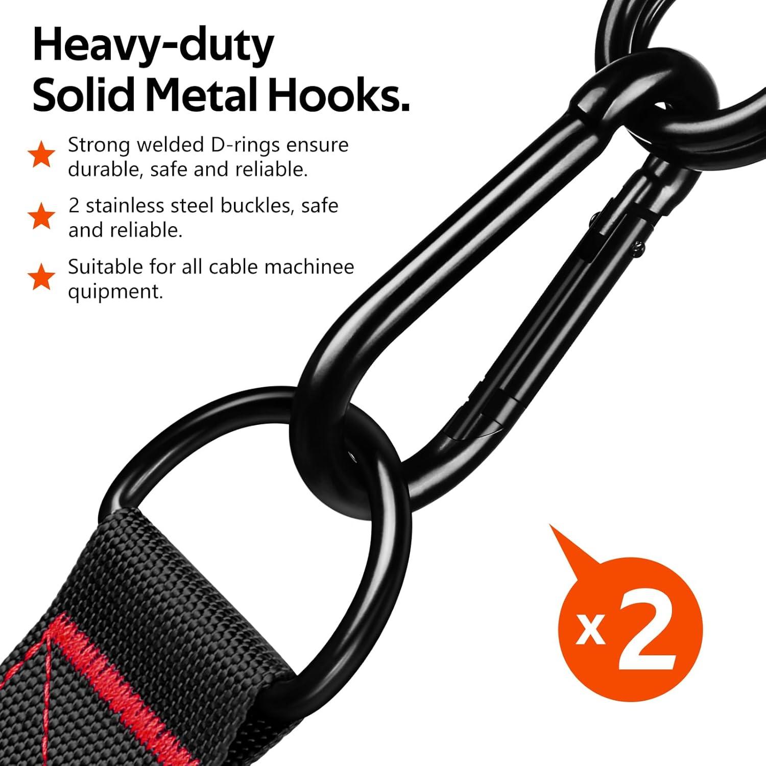 Mangos de Ejercicio WALITO para Máquina de Cable - Soportan 272 kg