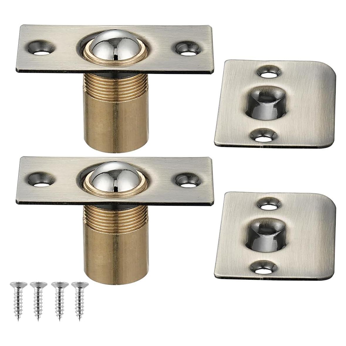 Captura de Puerta de Closet JQK Acero Inoxidable Bronce Antiguo 2 Pzas