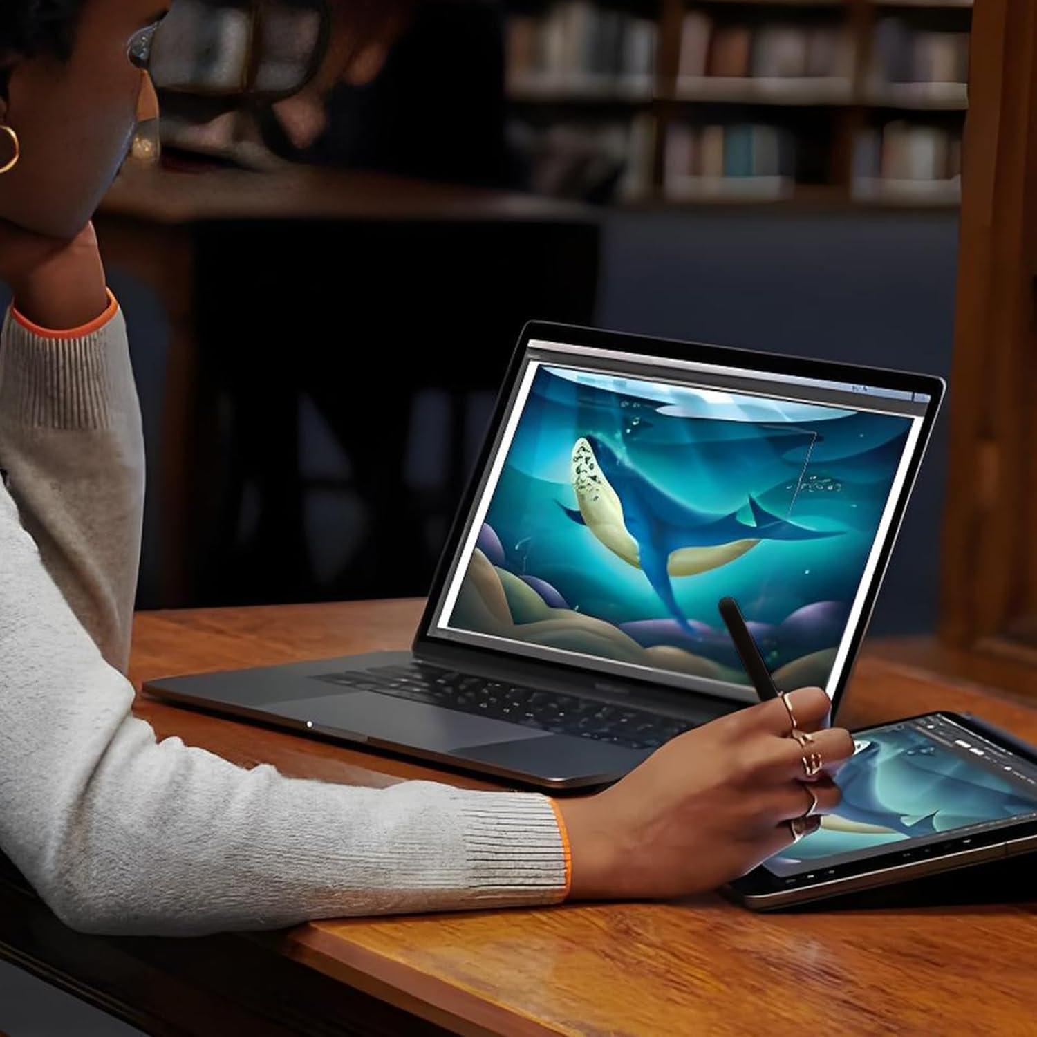 Lápiz Stylus para iPad 2018-2025 Luntak, Carga Rápida USB-C