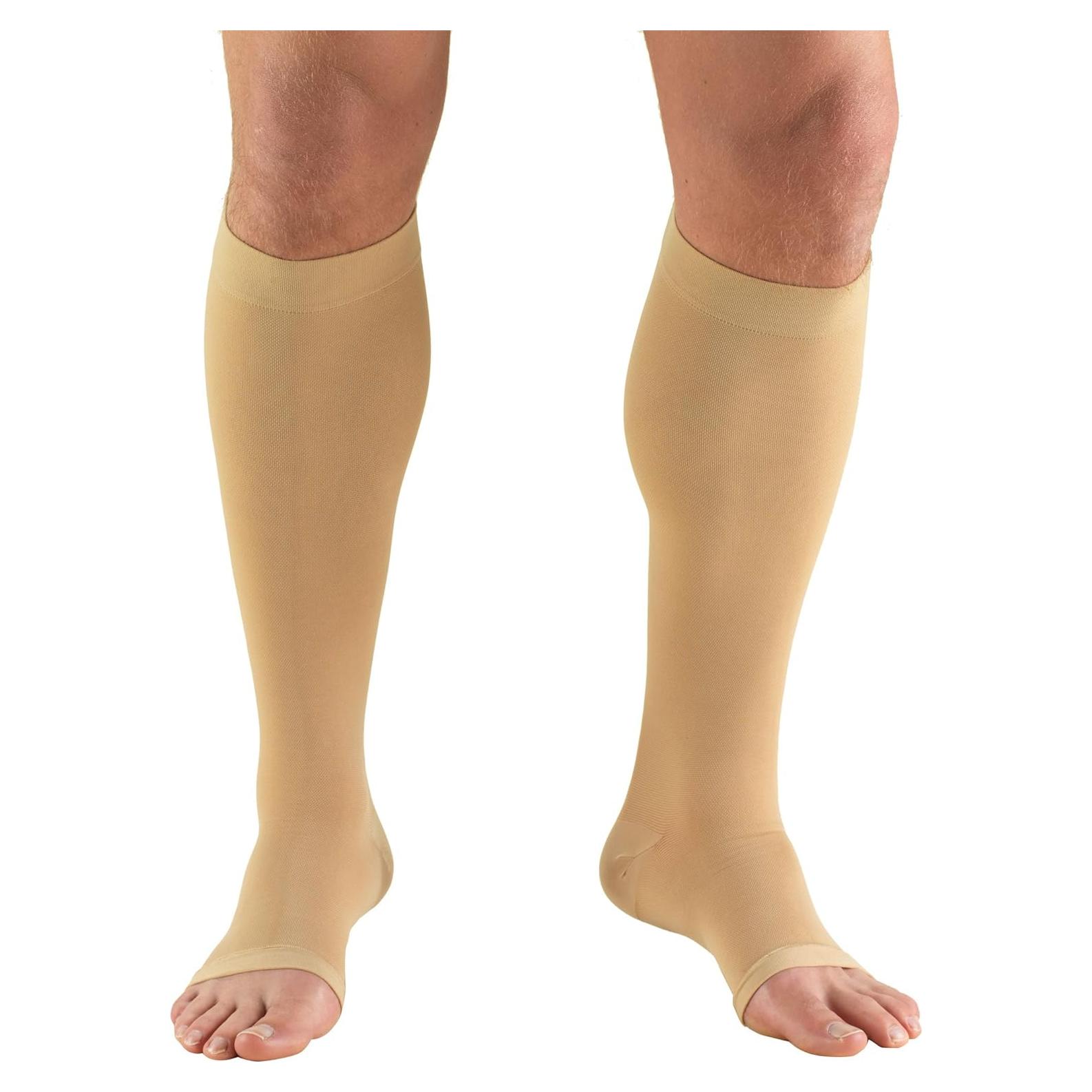Medias de Compresión Truform 0875 Unisex 15-20 mmHg Beige Pequeño
