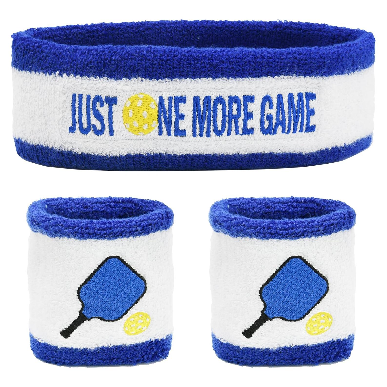 Juego de 3 bandas para el sudor MINYJHZ - Diadema y muñequeras