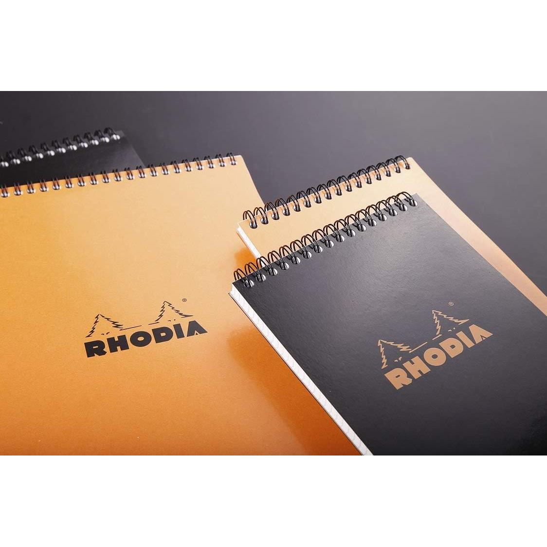 Bloc de Notas Rhodia A4 Negro con Puntos - 80 Hojas