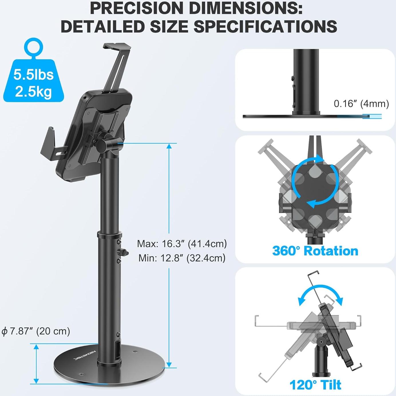 Soporte Kiosco para Tabletas AboveTEK TH-338 - Antirrobo 7.9-11"