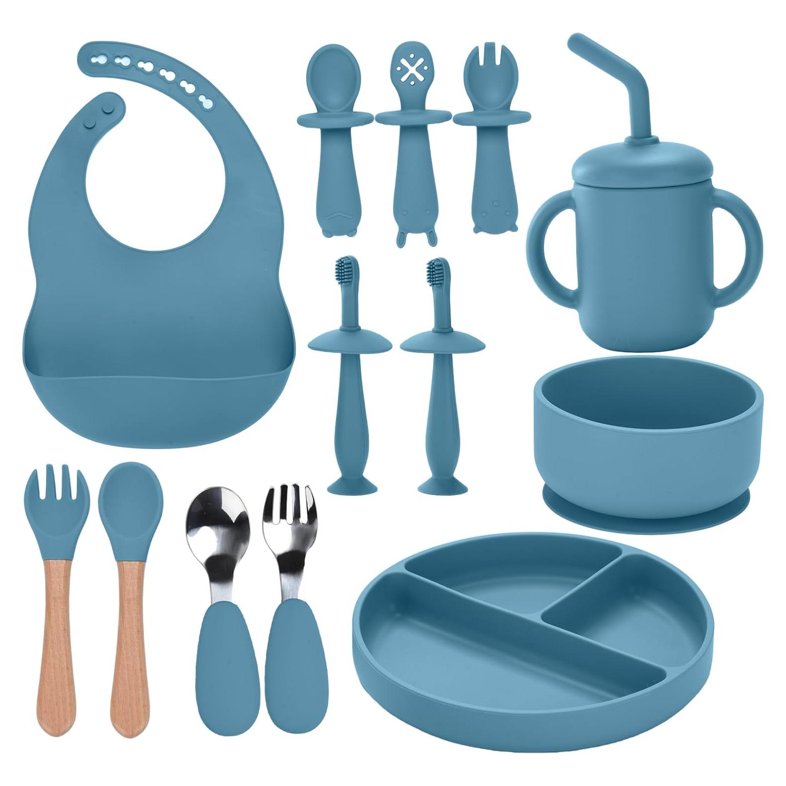 Juego de Alimentación de Silicona SILI FACTORY 13 Piezas Bebés