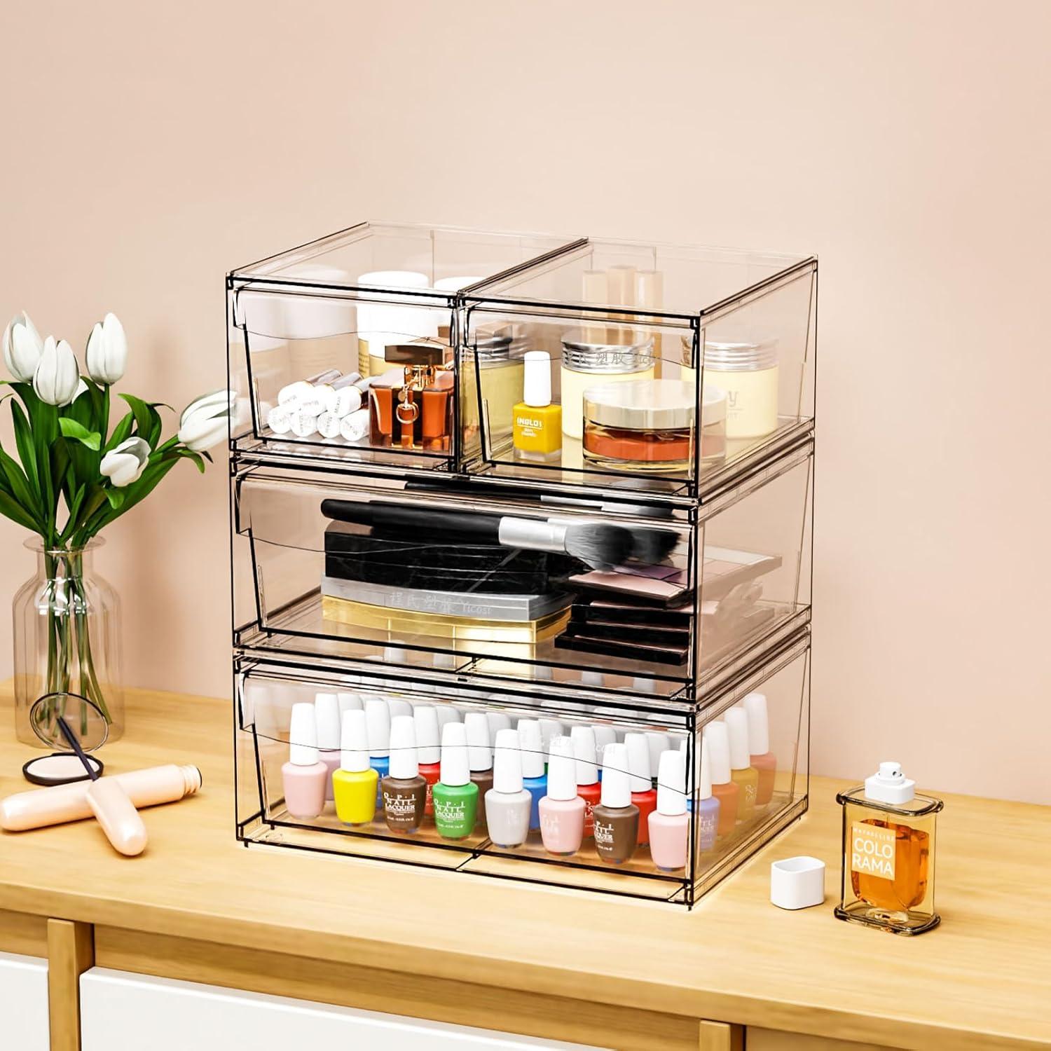 Organizador de Maquillaje Yieach 6 Cajones Apilables 30.48 cm