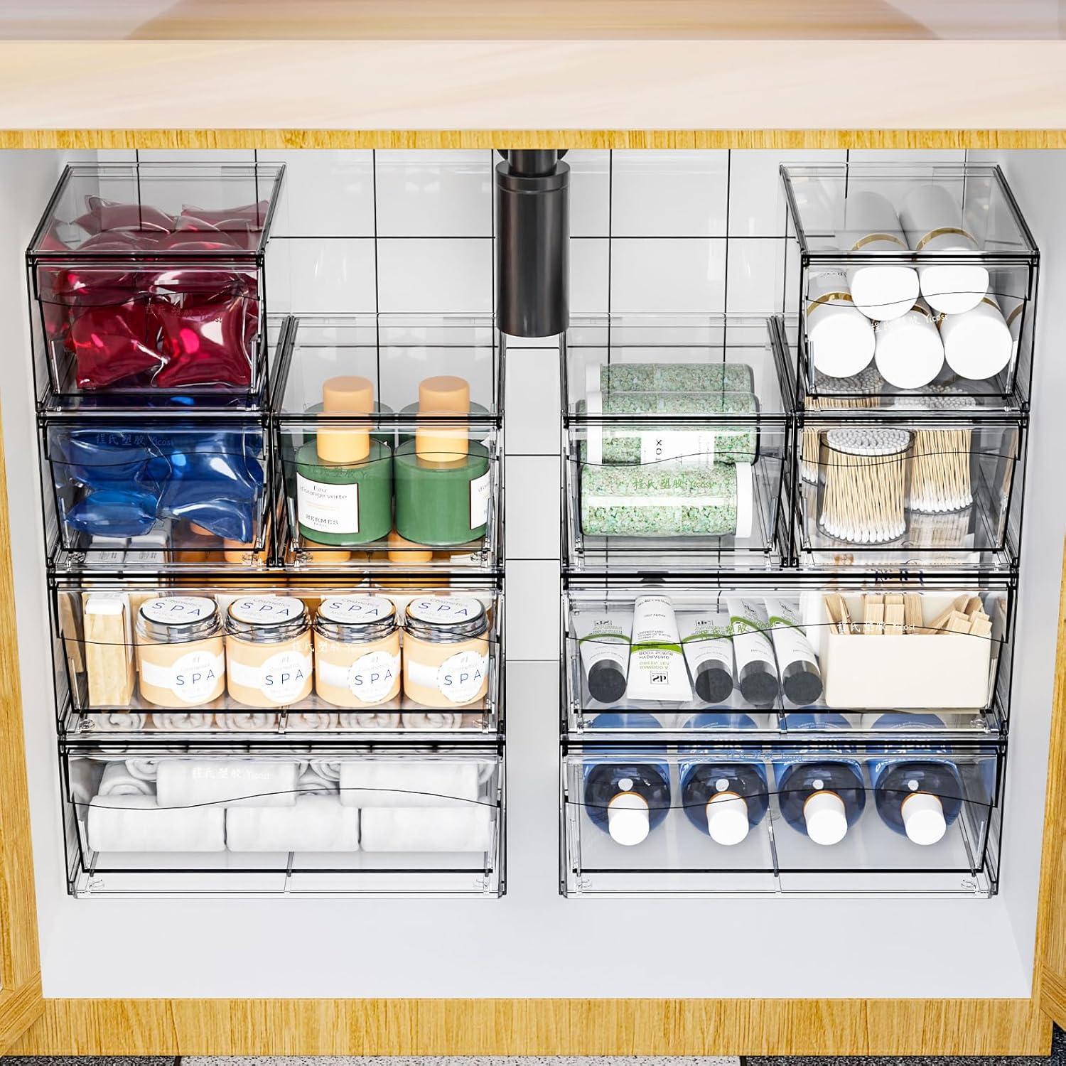 Organizador de Maquillaje Yieach 6 Cajones Apilables 30.48 cm