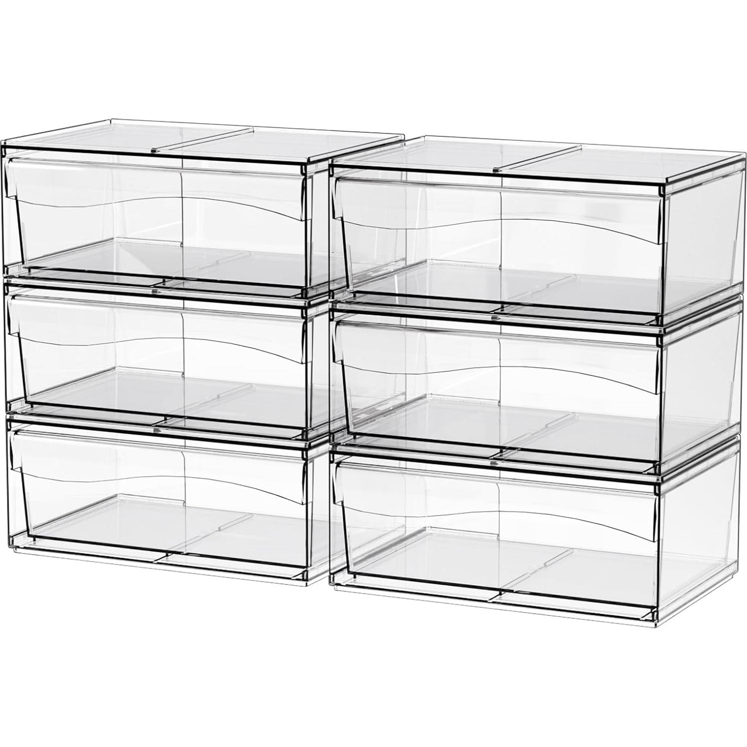 Organizador de Maquillaje Yieach 6 Cajones Apilables 30.48 cm