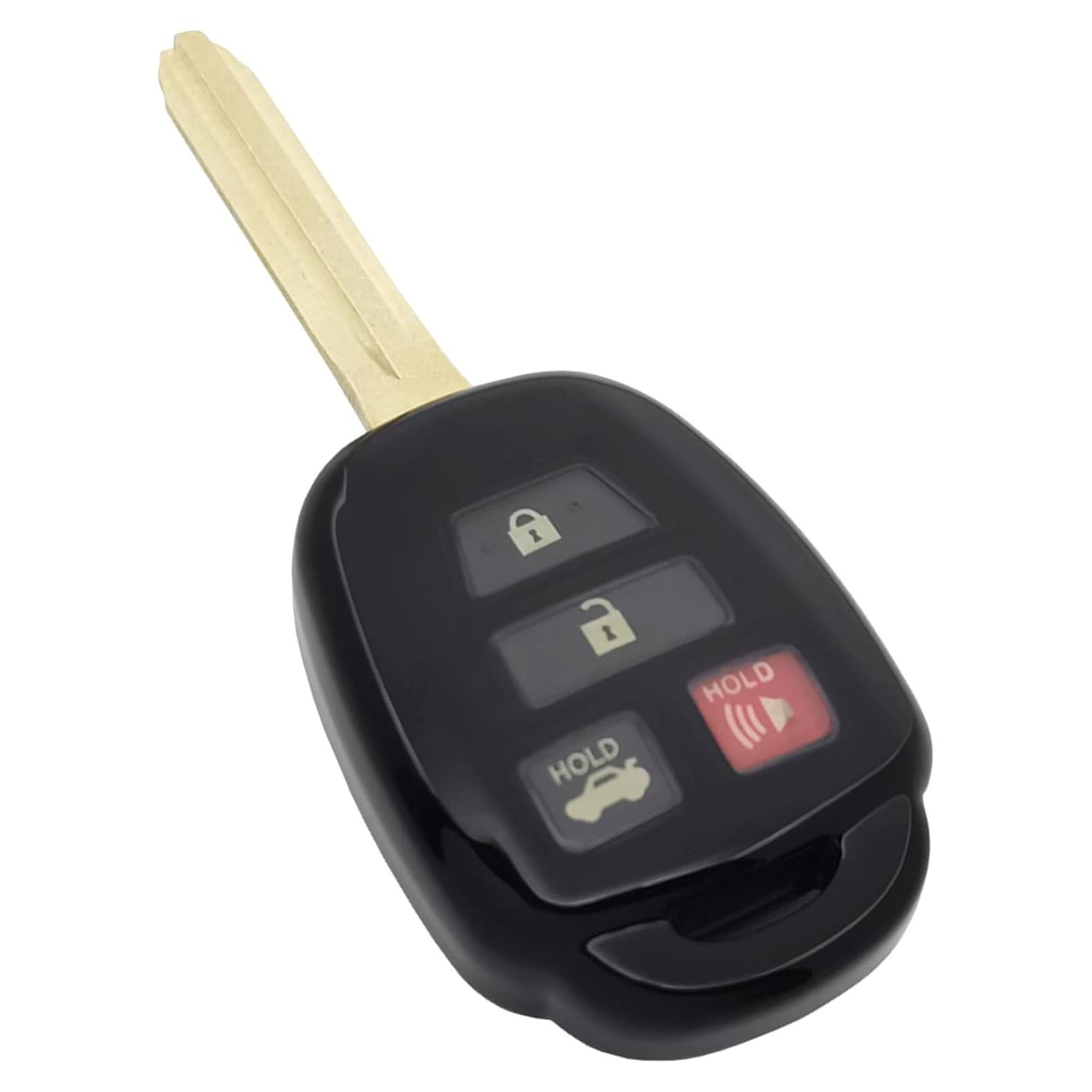 Funda de Llave TPU para Toyota Camry Avalon Corolla RAV4 4 Botones