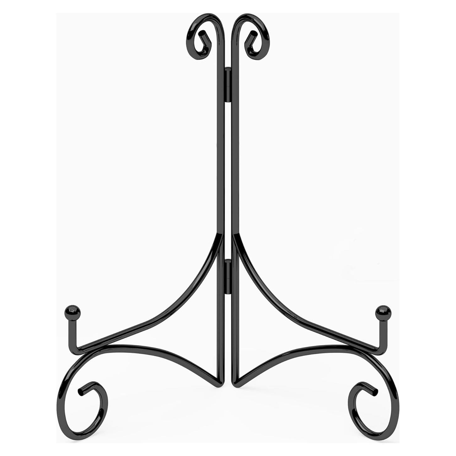 Soporte Plegable para Platos HEMYLU 15 cm Negro - Exhibición