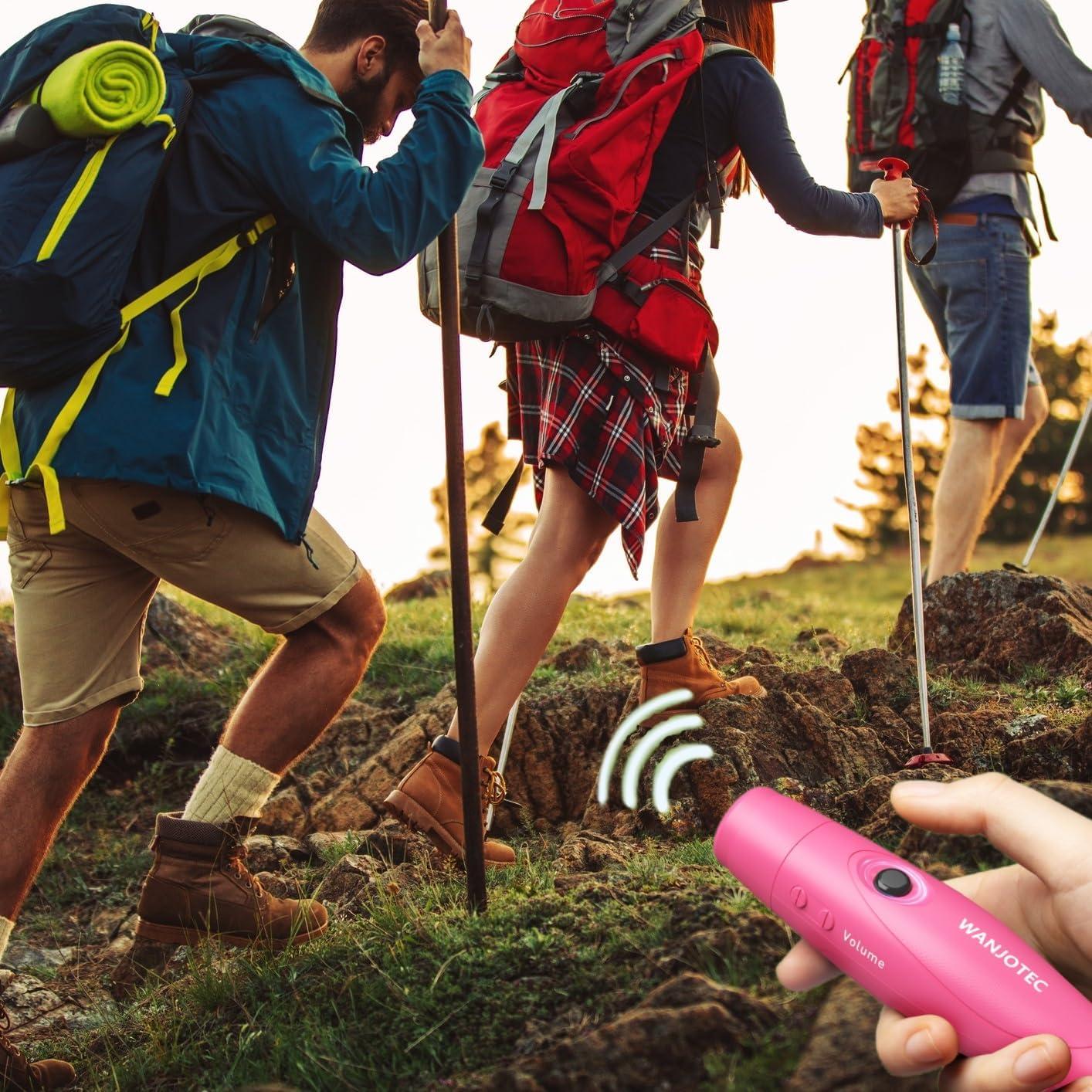 Silbato Electrónico WANJOTEC Rosa 3 Tonos Ajustables 130dB