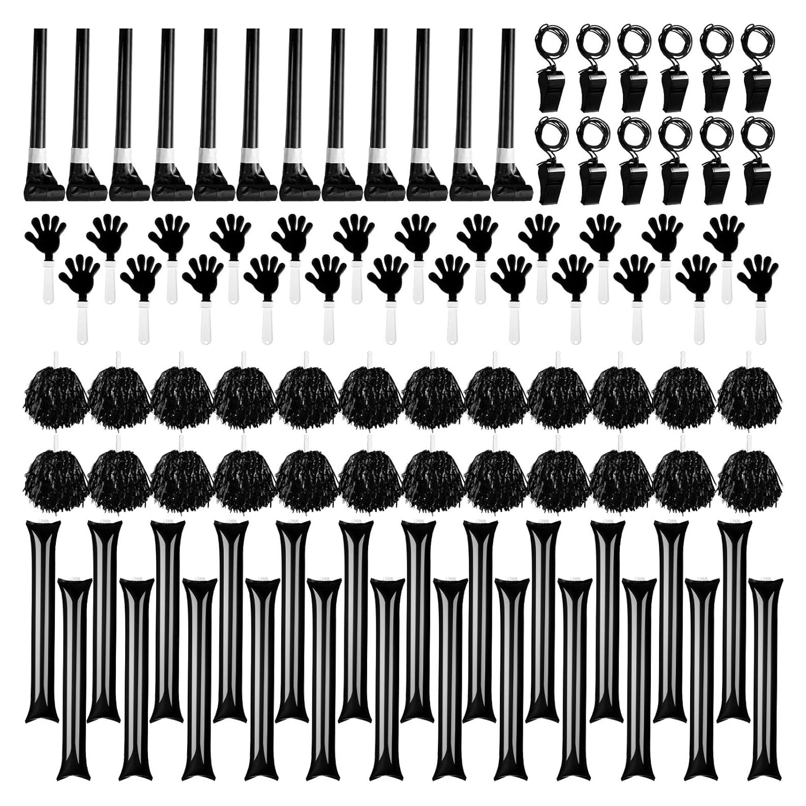 Kit de Animación Yunsailing 96 Piezas - Aplaudidores, Pompones y Silbatos