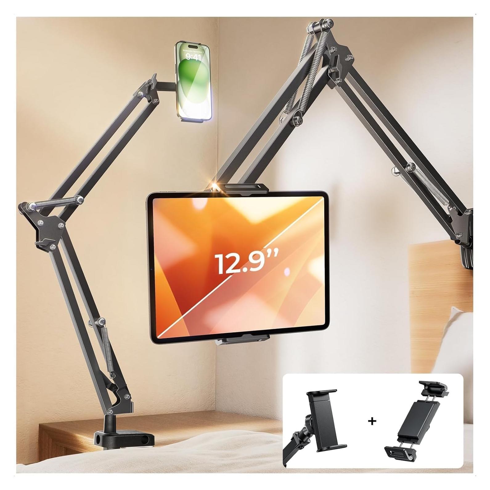 Soporte para Tablet LISEN Ajustable 4-13" Negro