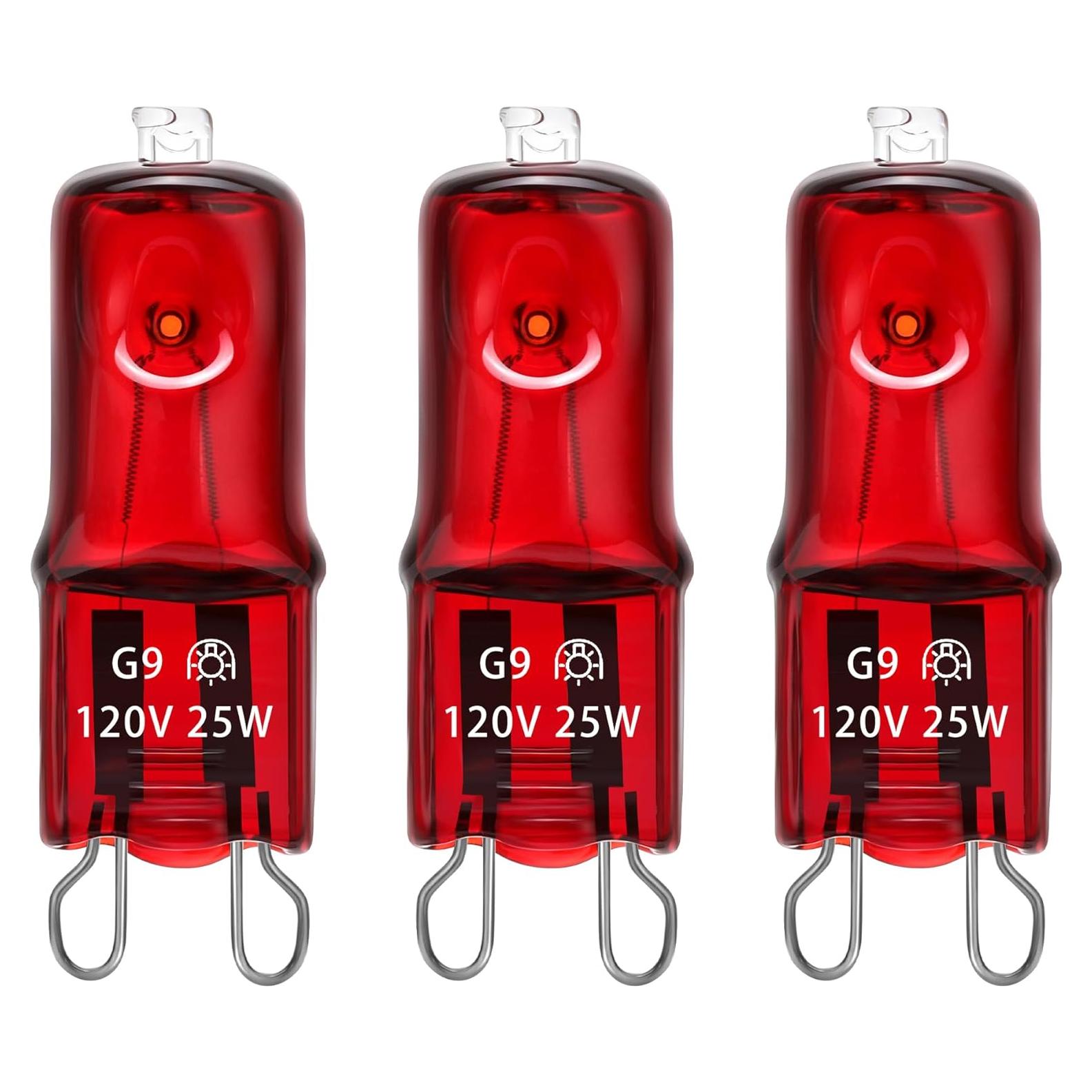 Lámpara de Calor para Reptiles C-Raptile 25W Roja Paquete de 3